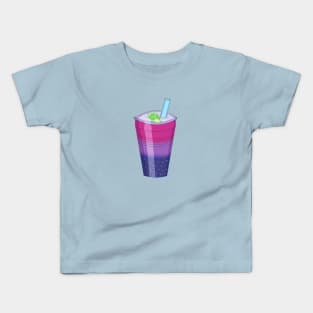 Bisexual Bubble Tea Kids T-Shirt